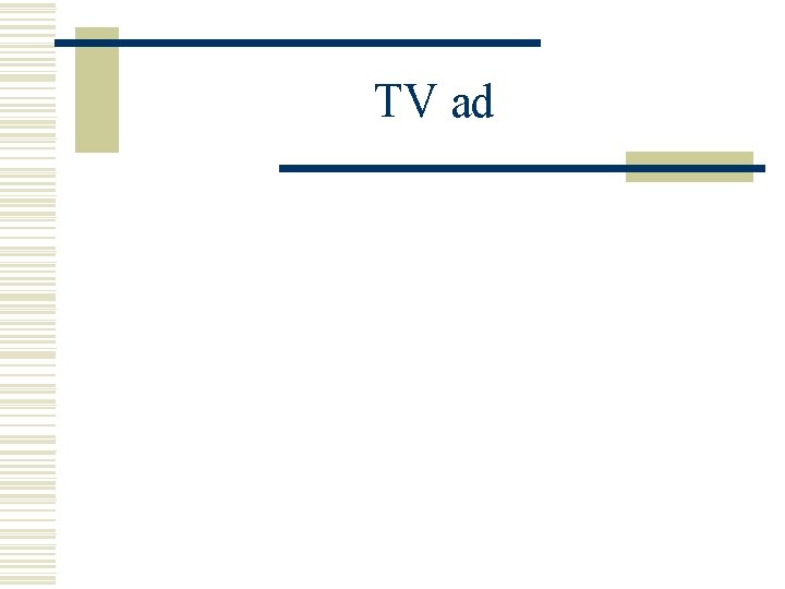 TV ad 