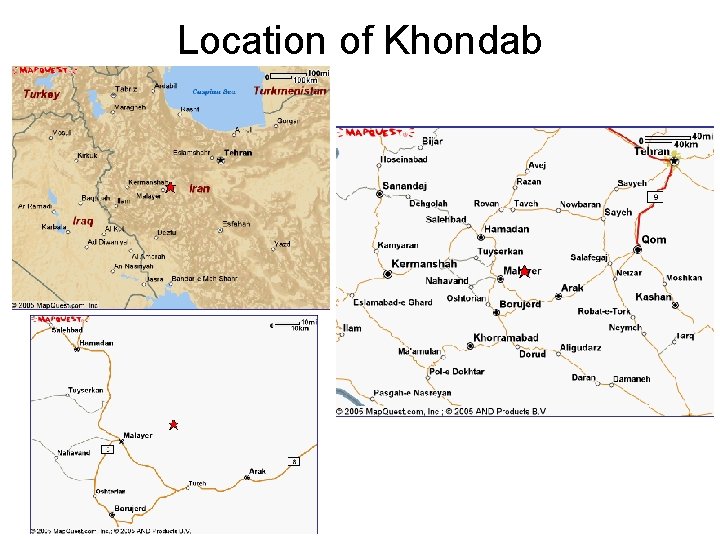 Location of Khondab 