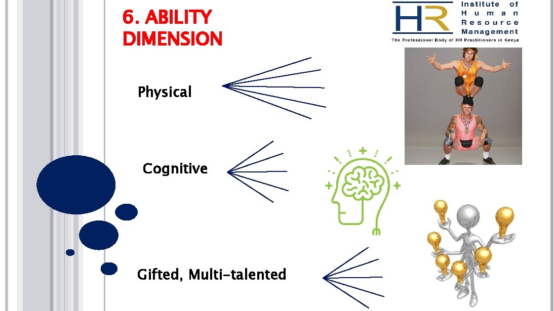 6. ABILITY DIMENSION Physical Cognitive Gifted, Multi-talented 