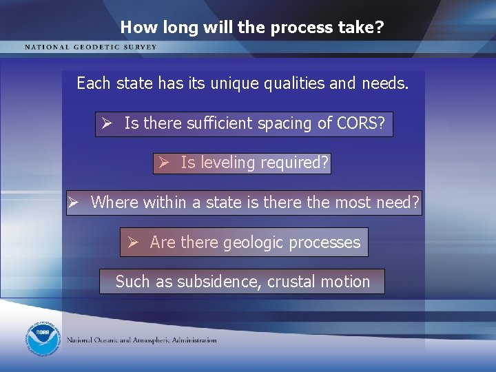 How long will the process take? Each state has its unique qualities and needs.