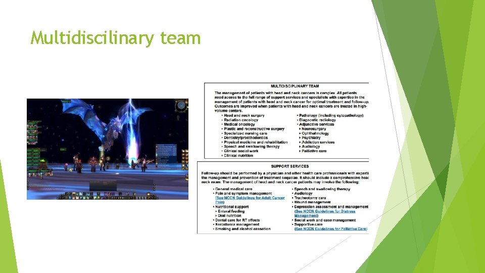 Multidiscilinary team 