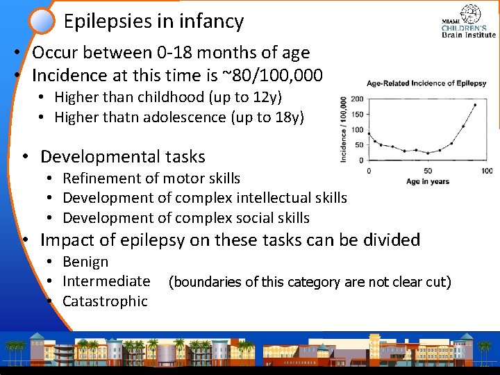 Epilepsies in infancy • Occur between 0 -18 months of age • Incidence at Epilepsies in infancy • Occur between 0 -18 months of age • Incidence at