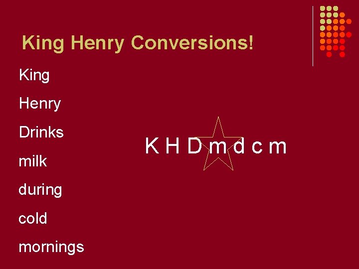 King Henry Conversions! King Henry Drinks milk during cold mornings KHDmdcm 