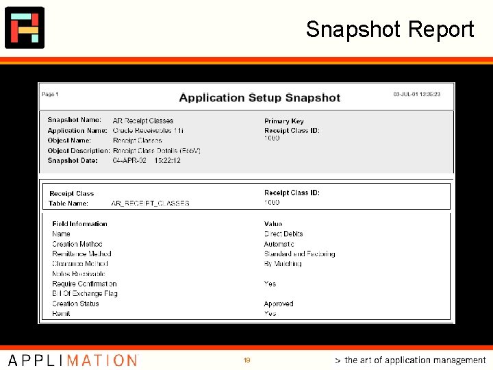 Snapshot Report 19 Snapshot Report 19