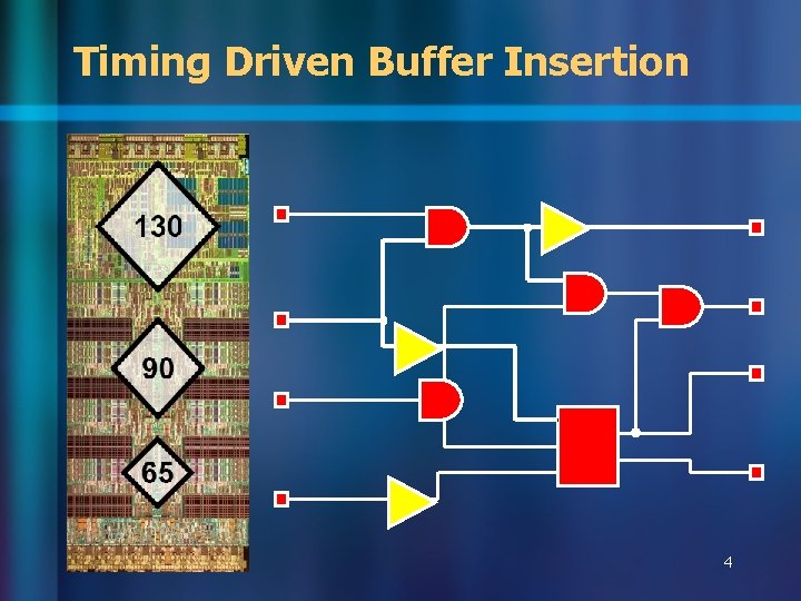 Timing Driven Buffer Insertion 4 Timing Driven Buffer Insertion 4