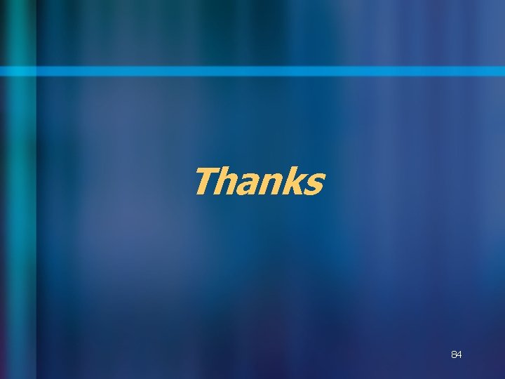 Thanks 84 Thanks 84