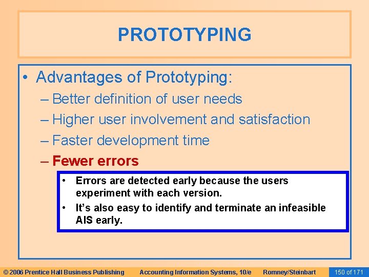 PROTOTYPING • Advantages of Prototyping: – Better definition of user needs – Higher user PROTOTYPING • Advantages of Prototyping: – Better definition of user needs – Higher user