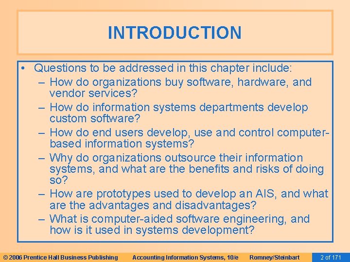 INTRODUCTION • Questions to be addressed in this chapter include: – How do organizations INTRODUCTION • Questions to be addressed in this chapter include: – How do organizations