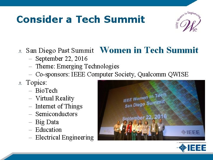 Consider a Tech Summit San Diego Past Summit Women in Tech Summit – September