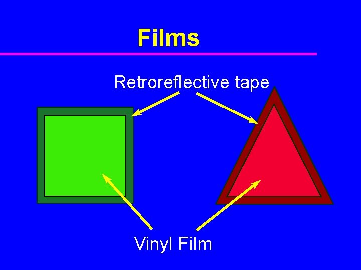 Films Retroreflective tape Vinyl Film 