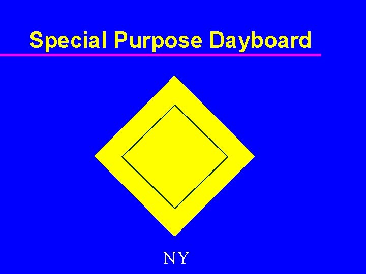 Special Purpose Dayboard NY 