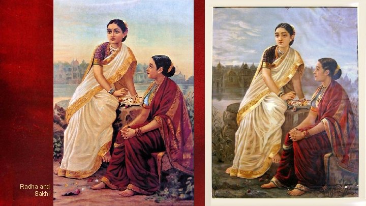 Radha and Sakhi 