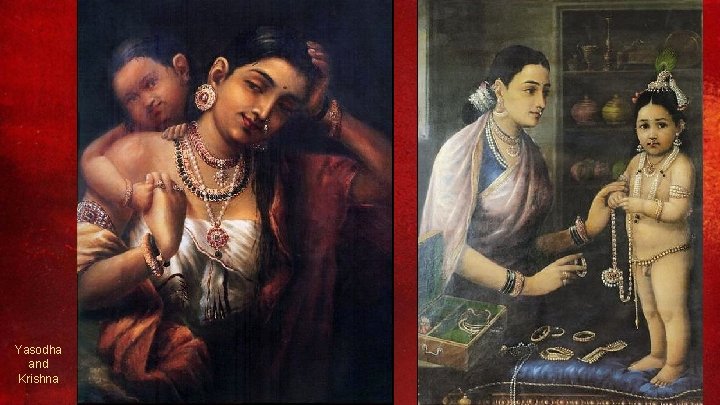 Yasodha and Krishna 