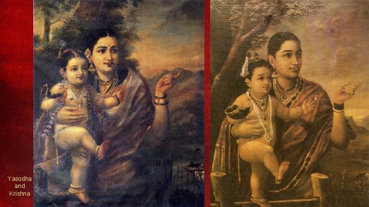 Yasodha and Krishna 