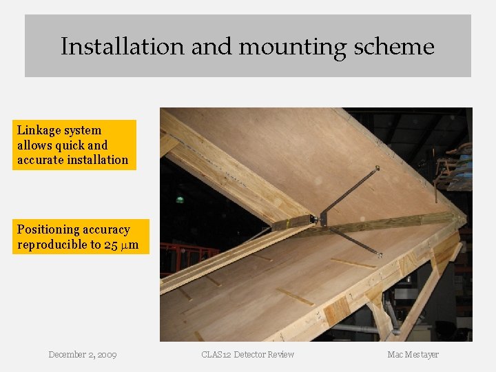 Installation and mounting scheme Linkage system allows quick and accurate installation Positioning accuracy reproducible Installation and mounting scheme Linkage system allows quick and accurate installation Positioning accuracy reproducible