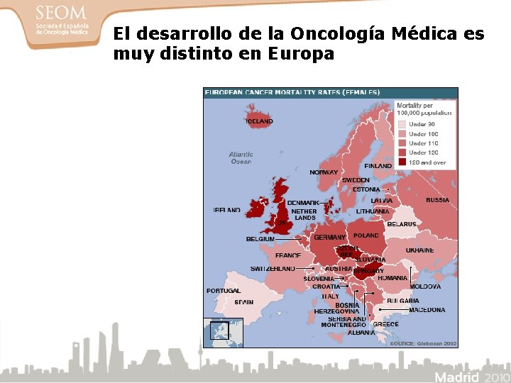 El desarrollo de la Oncología Médica es muy distinto en Europa 