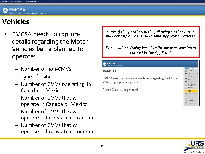 Vehicles Some of the questions in the following section may or may not display