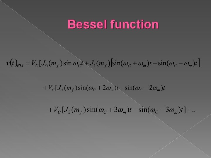 Bessel function 