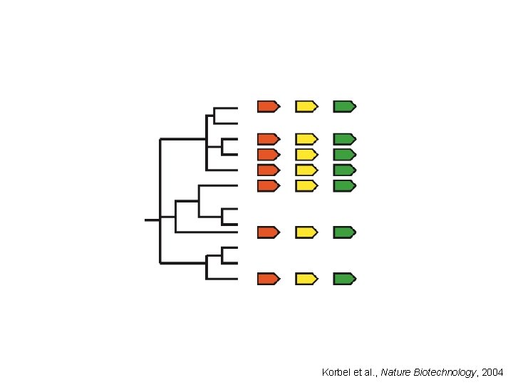 Korbel et al. , Nature Biotechnology, 2004 