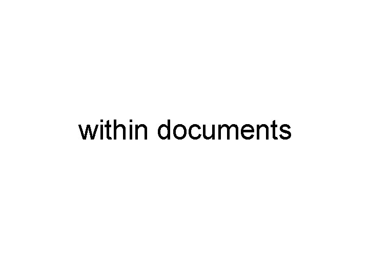 within documents 