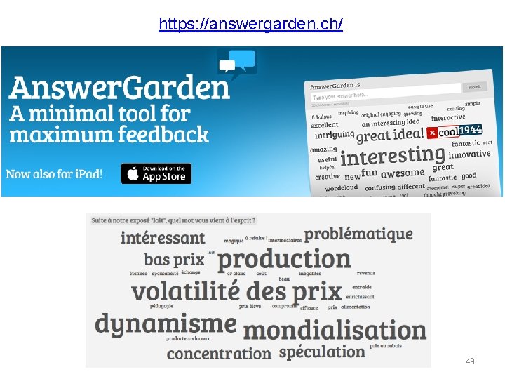 https: //answergarden. ch/ 49 
