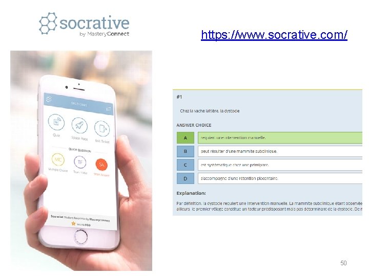 https: //www. socrative. com/ 50 