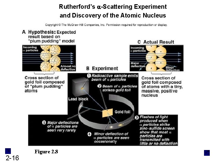 Rutherford’s a-Scattering Experiment and Discovery of the Atomic Nucleus 2 -16 Figure 2. 8