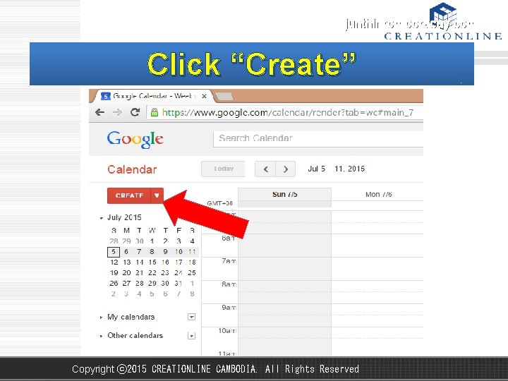 junthirfromboracay. com Click “Create” Copyright ⓒ 2015 CREATIONLINE CAMBODIA. All Rights Reserved 