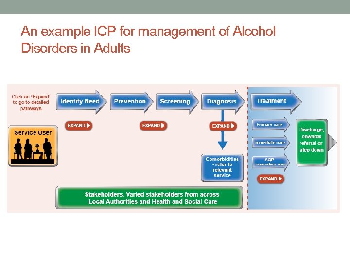 An example ICP for management of Alcohol Disorders in Adults 