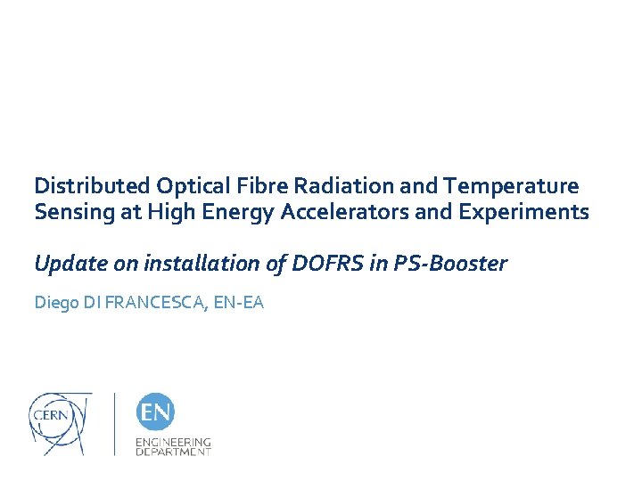 Distributed Optical Fibre Radiation and Temperature Sensing at High Energy Accelerators and Experiments Update