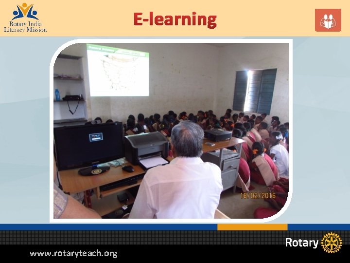 E-learning www. rotaryteach. org 