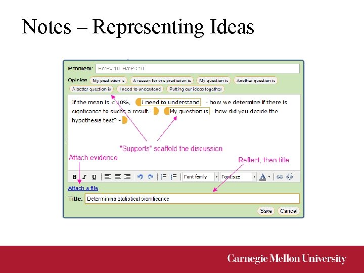 Notes – Representing Ideas 