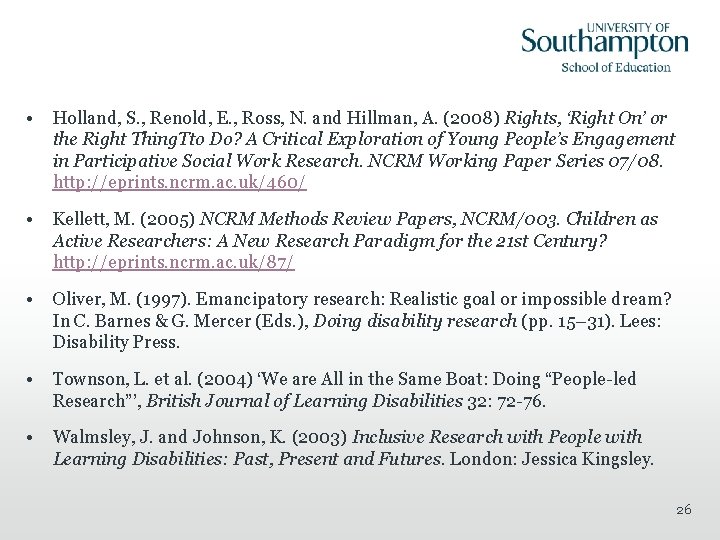  • Holland, S. , Renold, E. , Ross, N. and Hillman, A. (2008)