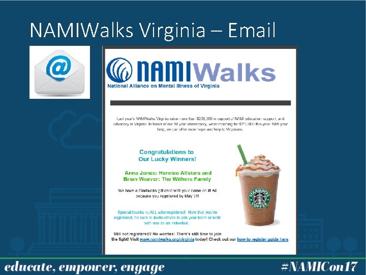 NAMIWalks Virginia – Email 