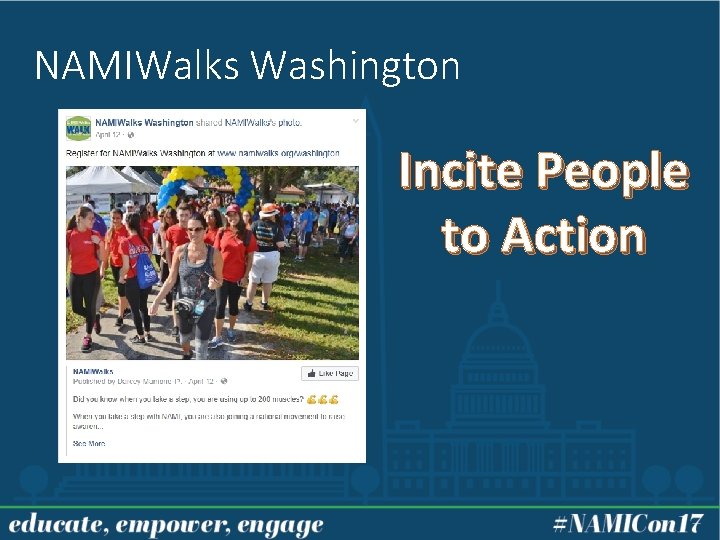 NAMIWalks Washington Incite People to Action 