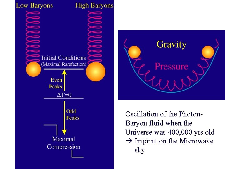 Oscillation of the Photon. Baryon fluid when the Universe was 400, 000 yrs old