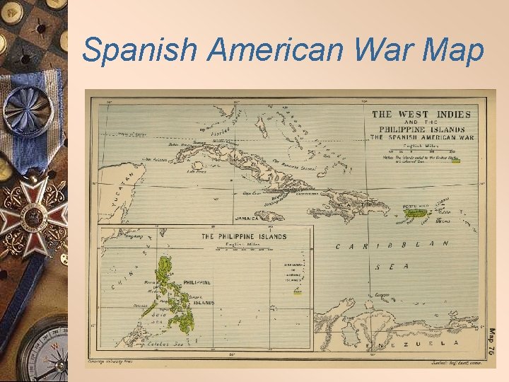 Spanish American War Map 