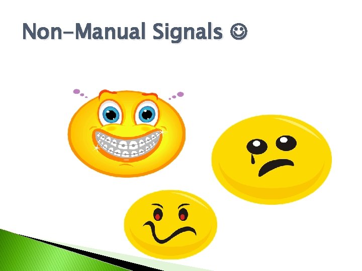 Non-Manual Signals 