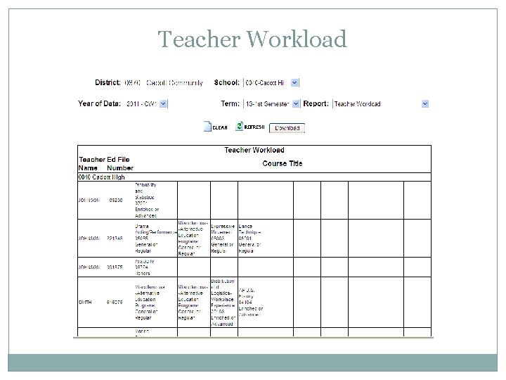 Teacher Workload 