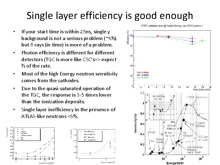 Single layer efficiency is good enough • • • If your start time is