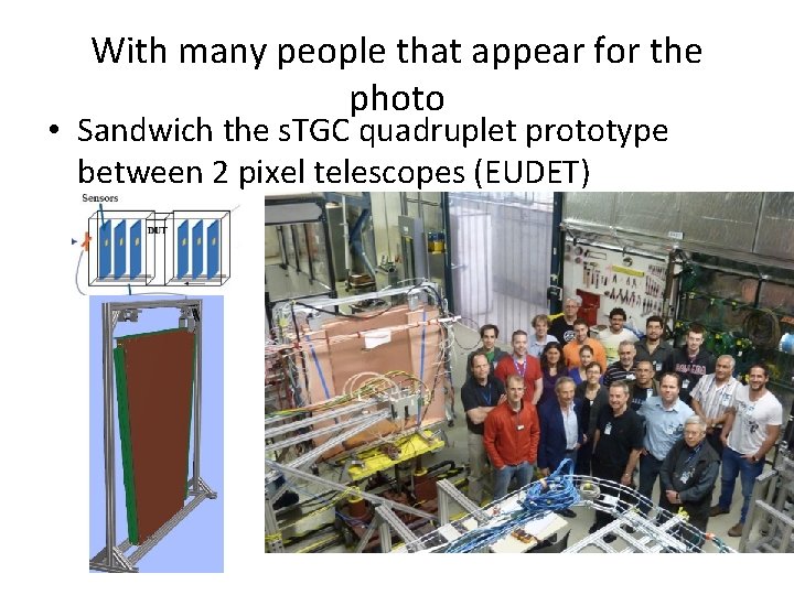 With many people that appear for the photo • Sandwich the s. TGC quadruplet