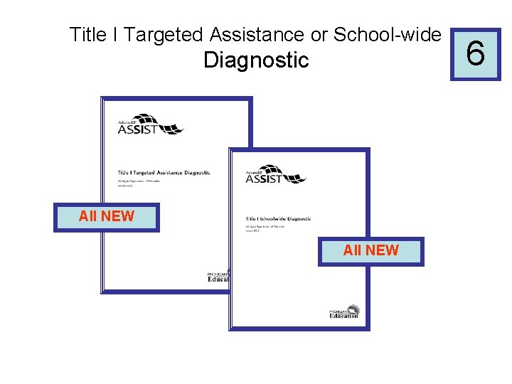 Title I Targeted Assistance or School-wide Diagnostic All NEW 6 