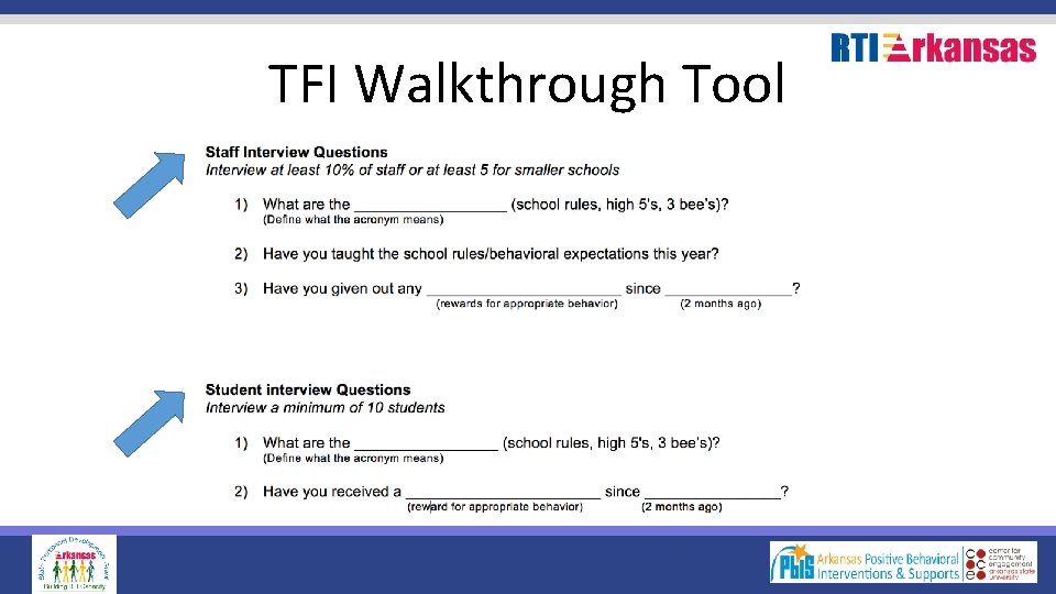 TFI Walkthrough Tool 