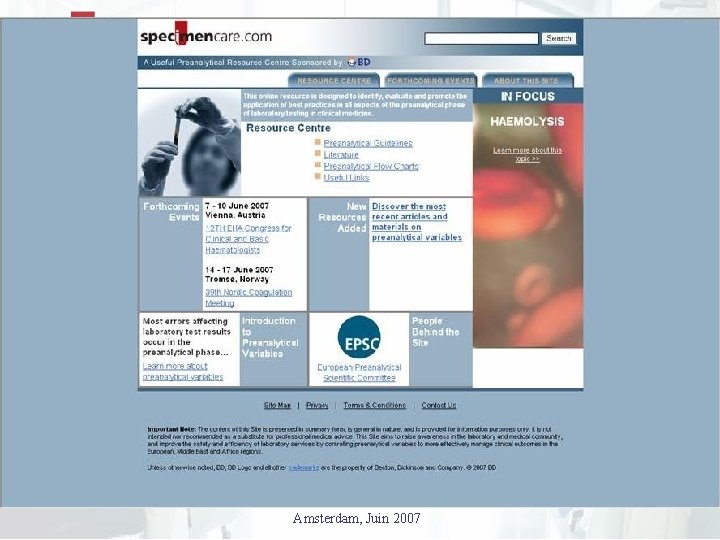 Amsterdam, Juin 2007 