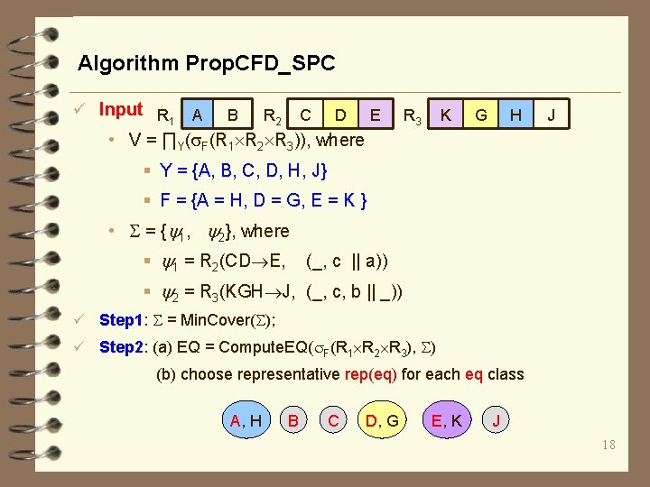 Propagating Functional Dependencies With Conditions Wenfei Fan University