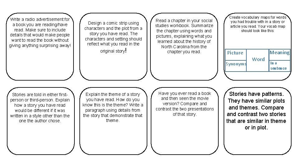 Write a radio advertisement for a book you are reading/have read. Make sure to