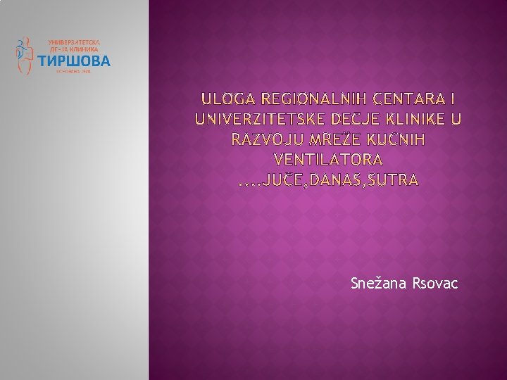 Snežana Rsovac 