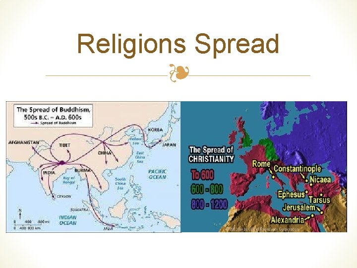 Religions Spread ❧ 