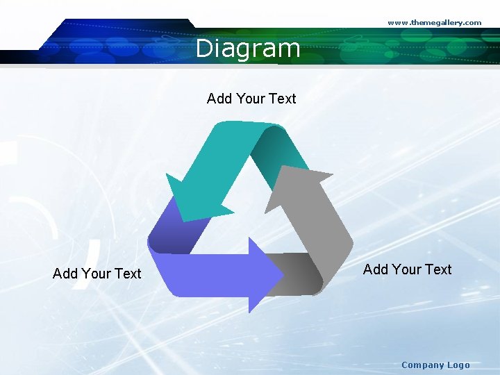 www. themegallery. com Diagram Add Your Text Company Logo 