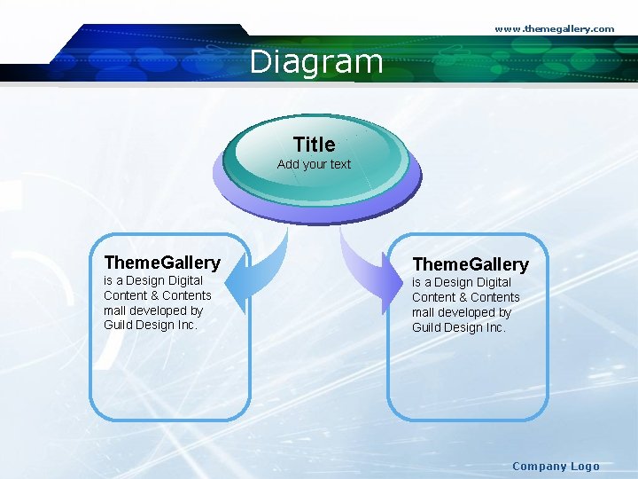 www. themegallery. com Diagram Title Add your text Theme. Gallery is a Design Digital